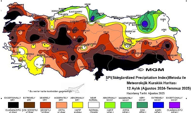Meteoroloji Uyardı, ''Çanakkale’de Olağanüstü Kuraklık''
