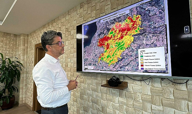 Rektör Prf. Dr. Erenoğlu, ''Yangının Etkilerini Bilimsel Yöntemlerle Analiz Ettik''.