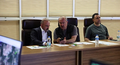 Turan, Gelibolu’daki orman yangınını yakından takip etti