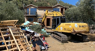 Çanakkale’de 22 Kaçak Yapı Yıkıldı