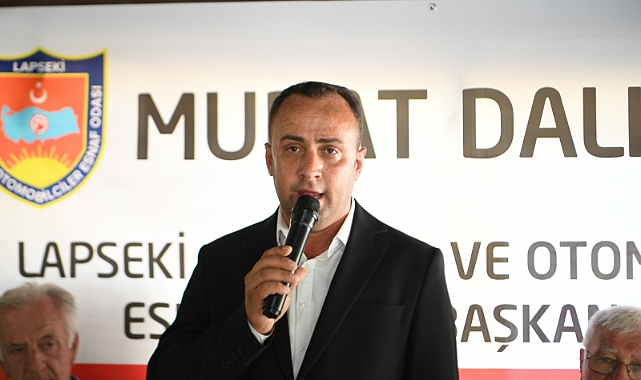 Murat Dalkıran, Lapseki Şoförler Odası için adaylığını açıkladı
