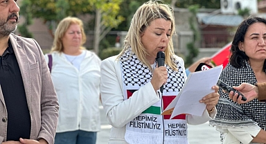 AK Partili Kadınlar “Gazze İçin Sessiz Çığlık” İçin El Ele Verdi