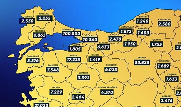 Bakanlık'tan Çanakkale’ye Ev Müjdesi 3.367 Konut 240 Aya Taksitle Satışta