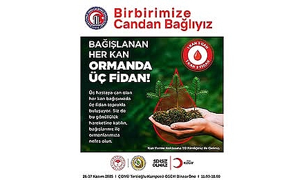 ÇOMÜ’den “Birbirimize Candan Bağlıyız” Kan Bağışı Kampanyası