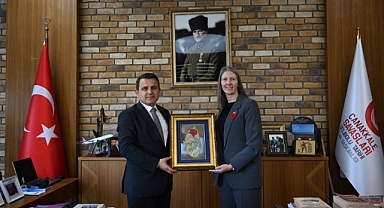 Kanadalı Heyet, Gelibolu’da Tarihi Alan Başkanlığı’nı Ziyaret Etti