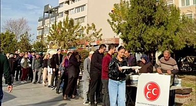 MHP Çanakkale İl Başkanlığı’ndan Şehitlere Saygı: Pilav Hayrı Düzenlendi