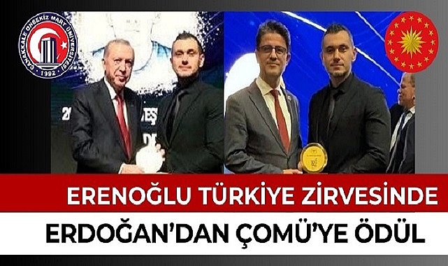 REKTÖR ERENOĞLU ÖNCÜLÜĞÜNDE ÇOMÜ BİLİMDE ZİRVEYİ PERÇİNLEDİ