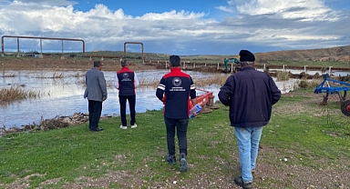 Çanakkale’de Yoğun Yağış Sonrası Tarım Alanlarında Zarar Tespiti Sürüyor