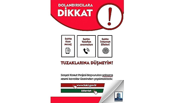 Çanakkale Valiliği’nden TOKİ Başvuruları İçin Dolandırıcılık Uyarısı