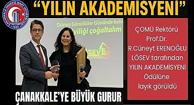 ÇOMÜ Rektörü Prof. Dr. Cüneyt Erenoğlu’na Büyük Onur: Türkiye’de “Yılın Akademisyeni” Seçildi