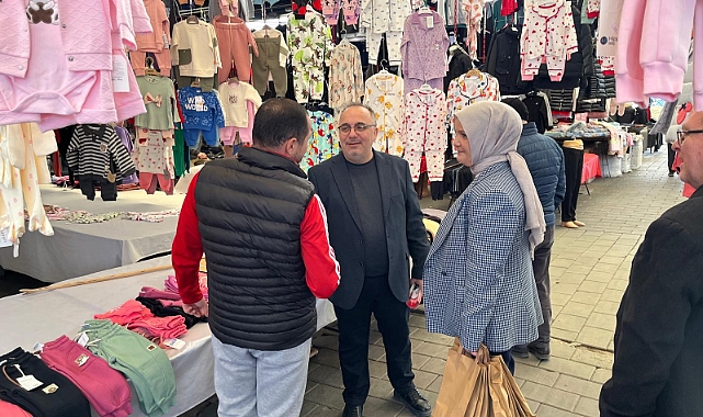 Terziler Odası Başkan Adayı Türkoğlu Salı Pazarı’nda, “Esnafın Yanında Olan Bir Yönetim Geliyor”