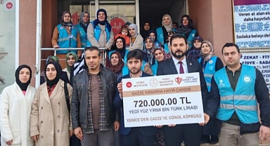 “Yenice İlçesi, Gazze İçin Tek Yürek Oldu: 720 Bin TL Yardım Toplandı”