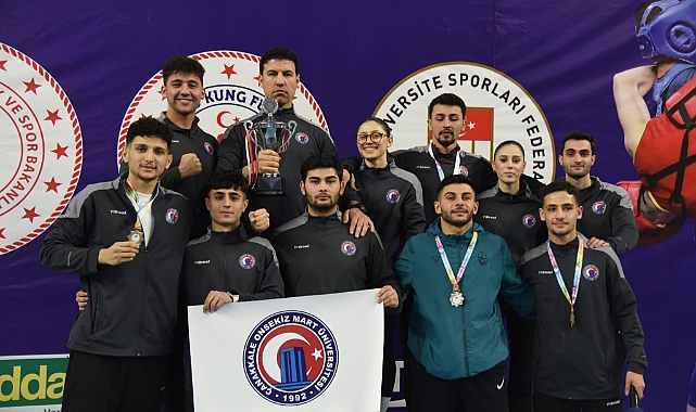 ÇOMÜ Wushu Takımı Sporcuları Türkiye Zirvesinde