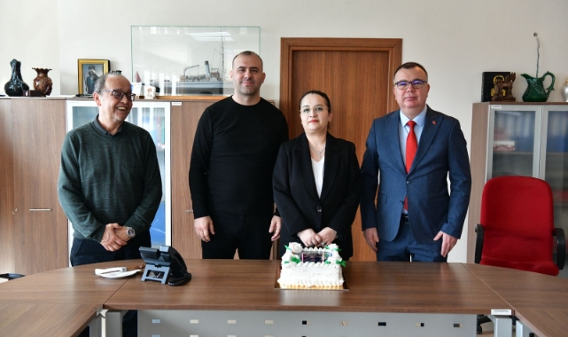 Başkan Birol Arslan'dan Hilal Meriç Gür'e Duygulandıran Karşılama