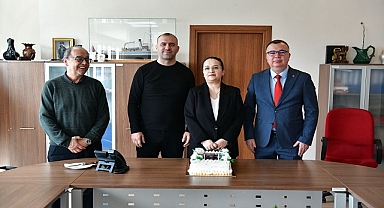 Başkan Birol Arslan'dan Hilal Meriç Gür'e Duygulandıran Karşılama