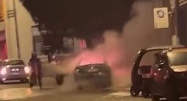 Çanakkale’de Araç Yangını Korkuttu