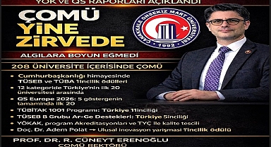 ÇOMÜ, Erenoğlu Liderliğinde Başarıdan Başarıya Koşuyor