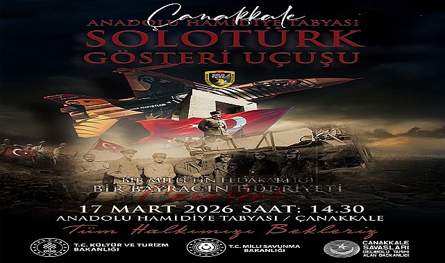 SoloTürk, 18 Mart’ta Çanakkale Semalarında Saygı Uçuşu Gerçekleştirecek