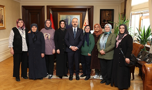 Bakan Yardımcısı Bülent Turan, Şevketiyeli Kadın Heyetini Ağırladı