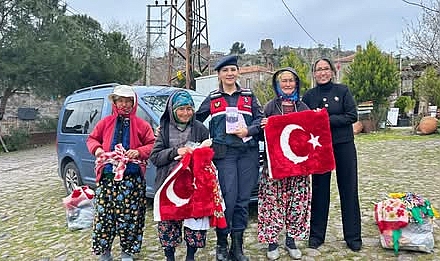 Jandarma Ayvacık İlçesinde, Şiddetle Mücadele İçin Sahaya İndi