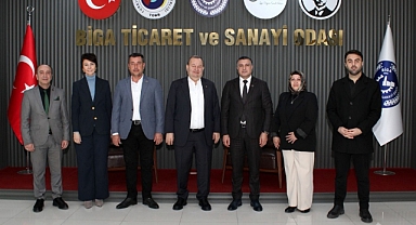 Yeniden Refah Partisi Heyetinden Biga TSO Ziyareti, “İş Dünyasının Yanındayız” Mesajı