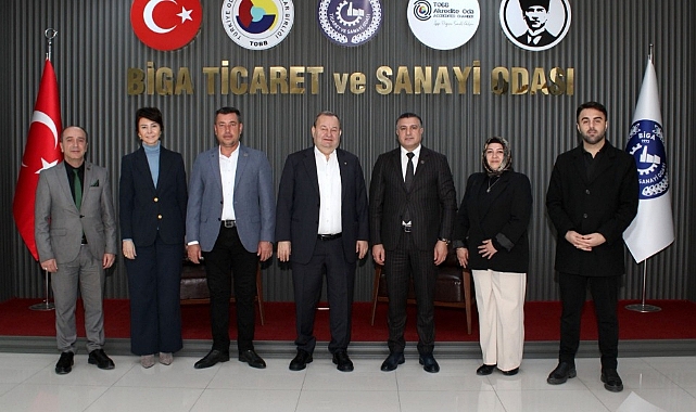 Yeniden Refah Partisi Heyetinden Biga TSO Ziyareti, “İş Dünyasının Yanındayız” Mesajı