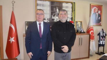 Başkan Birol Arslan’dan Halil Ertuğrul’a Anlamlı Hayırlı Olsun Ziyareti