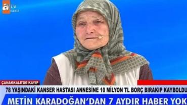 Çanakkale-Gökçalı Köyü’nde 7 Aydır Kayıp Olan Metin Karadoğan Dosyası Televizyona Taşındı