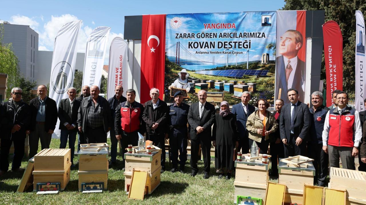 Çanakkale’de Arıcılığa Büyük Destek: Yangından Etkilenen Üreticilere 2 Bin Kovan