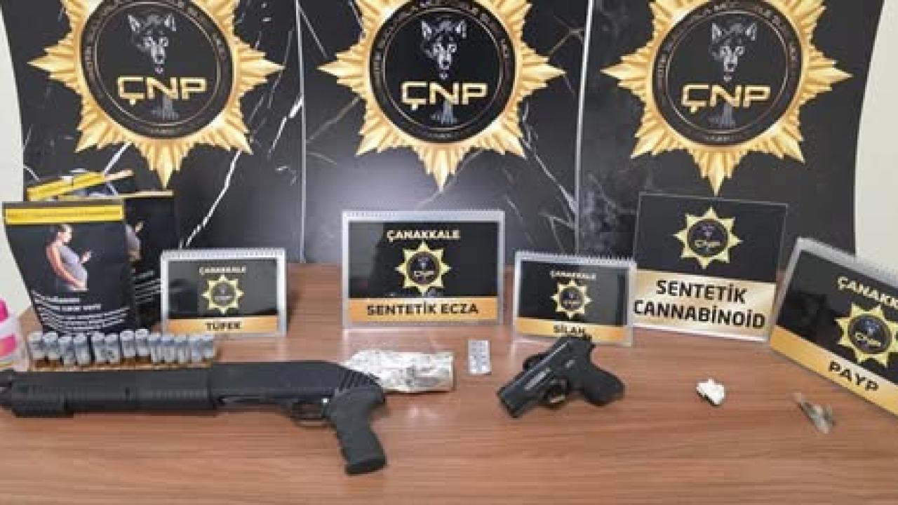 Çanakkale’de Bir Haftalık Denetim Bilançosu: Uyuşturucu ve Silah Ele Geçirildi, Çok Sayıda Şüpheliye İşlem