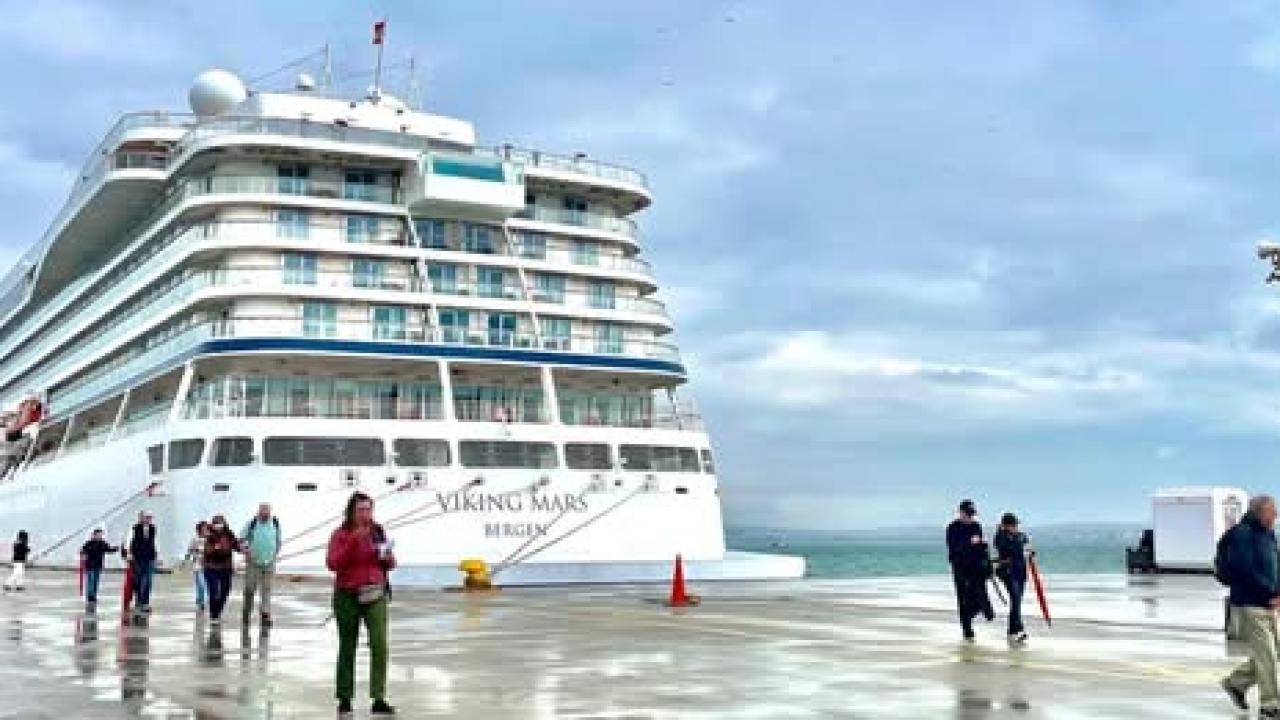Çanakkale’de Kruvaziyer Sezonu Hızlı Açıldı: İlk Ziyaretçi “Viking Mars”