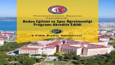 ÇOMÜ Spor Bilimleri Fakültesi’ne 3 Yıllık Akreditasyon Gururu