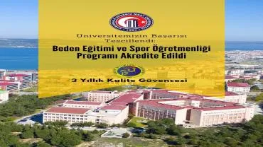 ÇOMÜ Spor Bilimleri Fakültesi’ne 3 Yıllık Akreditasyon Gururu