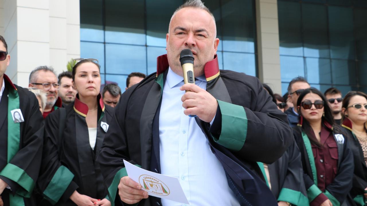 Çanakkale Baro Başkanı  Dikme: “Bu Şiddet Sarmalına Karşı Mücadeleden Vazgeçmeyeceğiz”