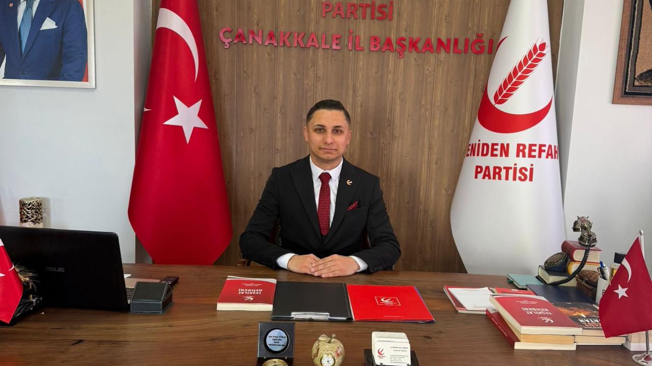 Yeniden Refah Partisi Çanakkale İl Gençlik Kolları’nda Yeni Dönem: Doğukan Türk’ten İlk Mesaj 23 Nisan’a