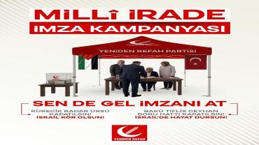 Yeniden Refah Partisi’nden Türkiye Genelinde İmza Seferberliği