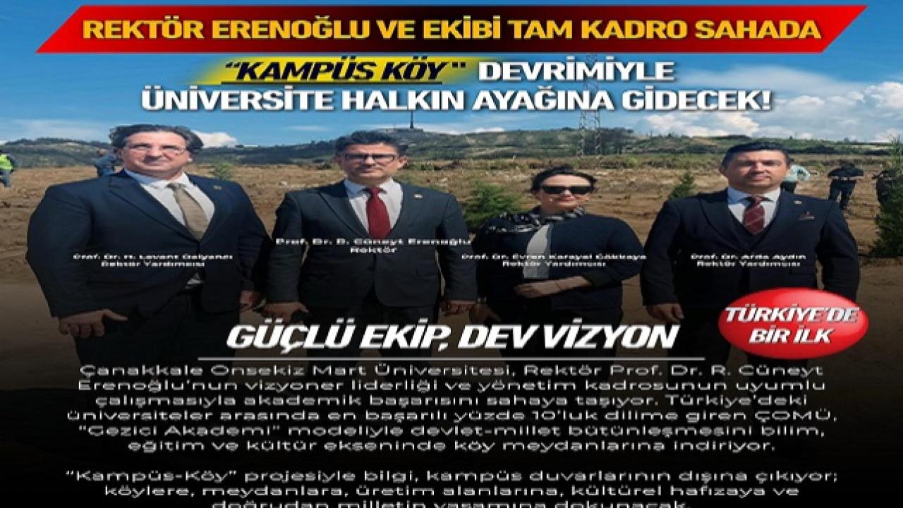 ÇOMÜ’den Türkiye’de Bir İlk: Gezici Akademi ile Bilim Köylere Taşınıyor