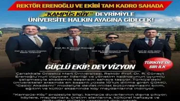 ÇOMÜ’den Türkiye’de Bir İlk: Gezici Akademi ile Bilim Köylere Taşınıyor
