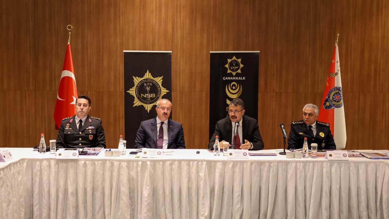 Kritik Narkotik Güvenlik Zirvesi Çanakkale’de Yapıldı