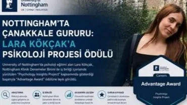 Nottingham’ta Çanakkale Gururu: Lara Kökçak Uluslararası Başarıya İmza Attı