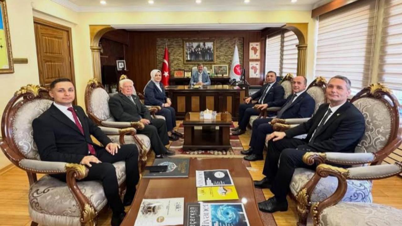 Yeniden Refah Heyetinden İl Müftüsü Topçu’ya Hayırlı Olsun Ziyareti