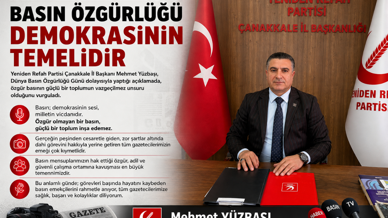 Yüzbaşı, Basın Özgürlüğü Demokrasinin Temelidir