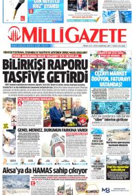 Milli Gazete Gazete Manşeti