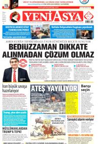 Yeni Asya Gazetesi Gazete Manşeti